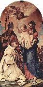 Sebastiano Ricci Erscheinung der Madonna vor dem Hl. Bruno von Koln und den Hl oil on canvas
